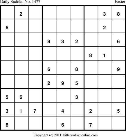 Killer Sudoku for 3/19/2012