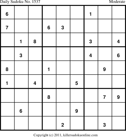Killer Sudoku for 5/18/2012