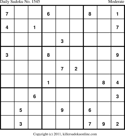 Killer Sudoku for 5/26/2012
