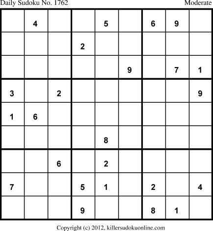 Killer Sudoku for 12/29/2012