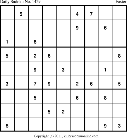 Killer Sudoku for 1/31/2012
