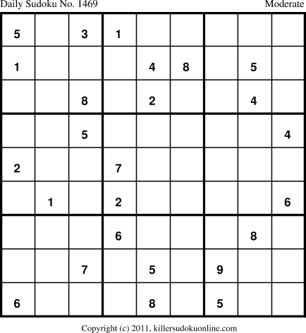 Killer Sudoku for 3/11/2012