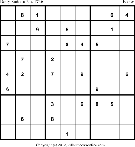 Killer Sudoku for 12/3/2012