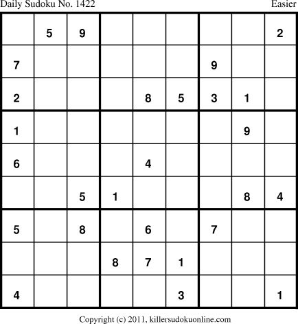 Killer Sudoku for 1/24/2012