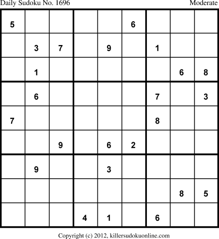 Killer Sudoku for 10/24/2012