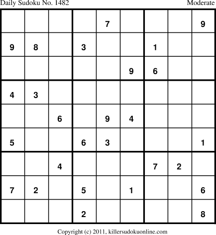 Killer Sudoku for 3/24/2012