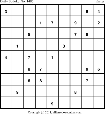 Killer Sudoku for 3/27/2012