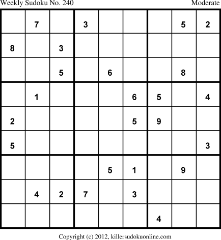Killer Sudoku for 10/8/2012