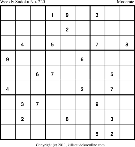 Killer Sudoku for 5/21/2012
