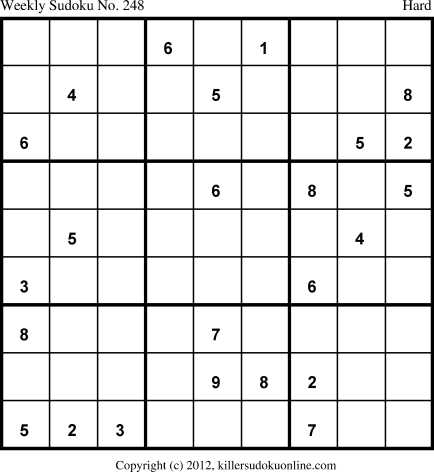 Killer Sudoku for 12/3/2012