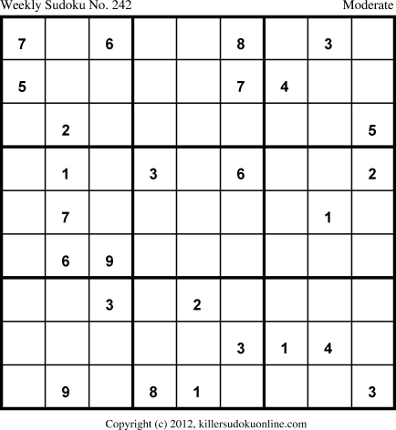 Killer Sudoku for 10/22/2012