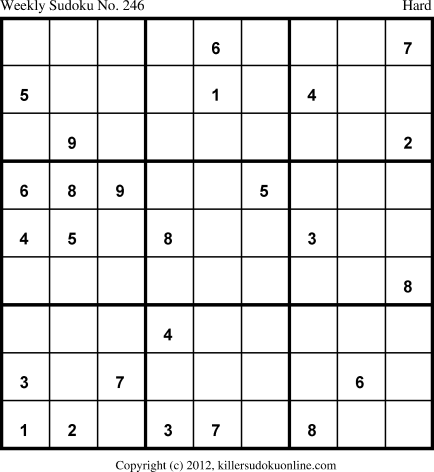 Killer Sudoku for 11/19/2012