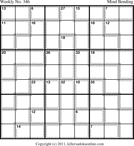 Killer Sudoku for 8/20/2012