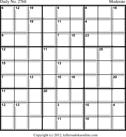Killer Sudoku for 7/17/2013