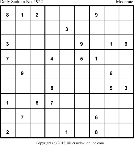 Killer Sudoku for 6/7/2013