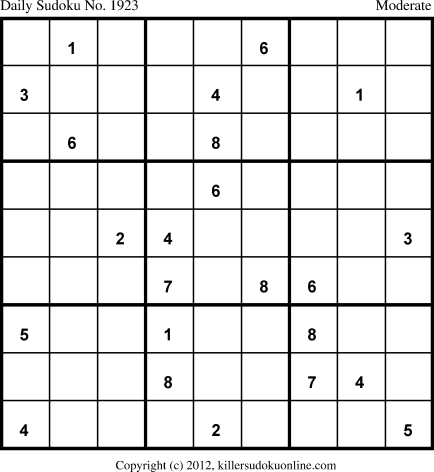 Killer Sudoku for 6/8/2013