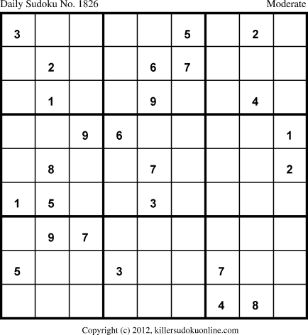 Killer Sudoku for 3/3/2013