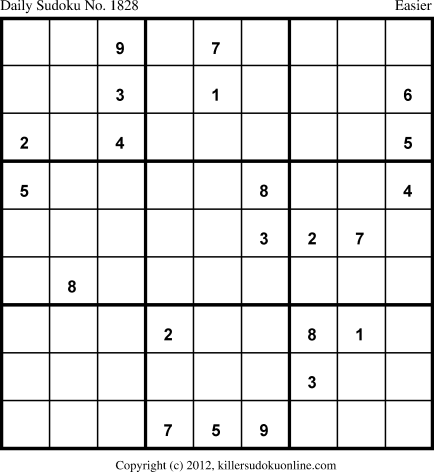 Killer Sudoku for 3/5/2013