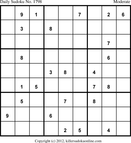 Killer Sudoku for 2/3/2013