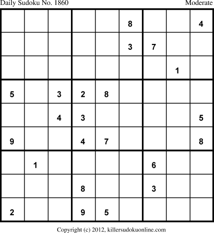 Killer Sudoku for 4/6/2013