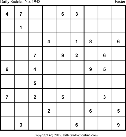 Killer Sudoku for 7/3/2013