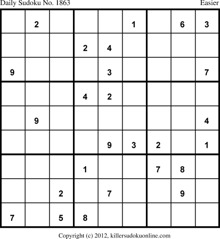 Killer Sudoku for 4/9/2013
