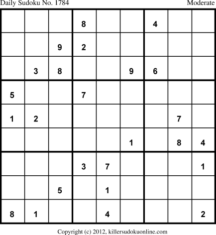 Killer Sudoku for 1/20/2013