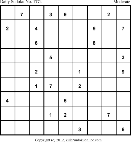 Killer Sudoku for 1/10/2013