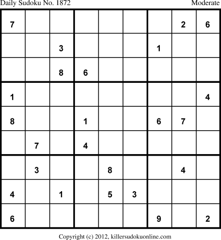 Killer Sudoku for 4/18/2013