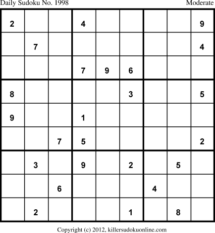 Killer Sudoku for 8/22/2013