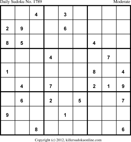 Killer Sudoku for 1/25/2013