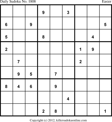 Killer Sudoku for 2/13/2013