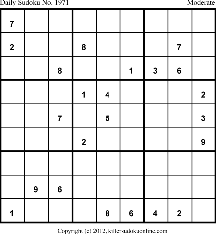 Killer Sudoku for 7/26/2013