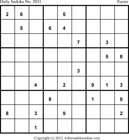 Killer Sudoku for 9/24/2013