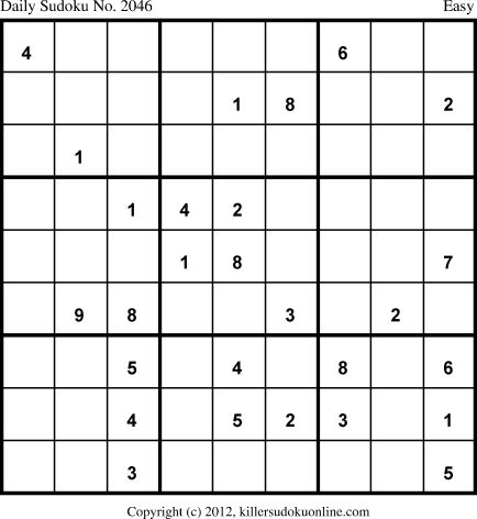 Killer Sudoku for 10/9/2013
