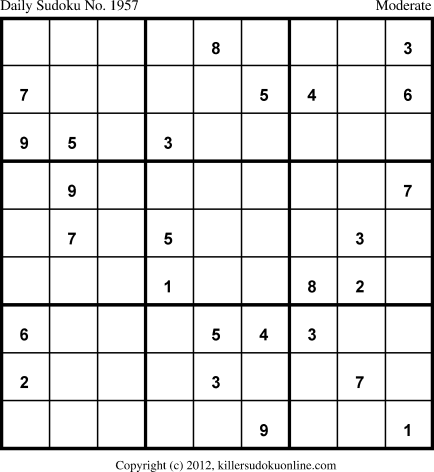 Killer Sudoku for 7/12/2013