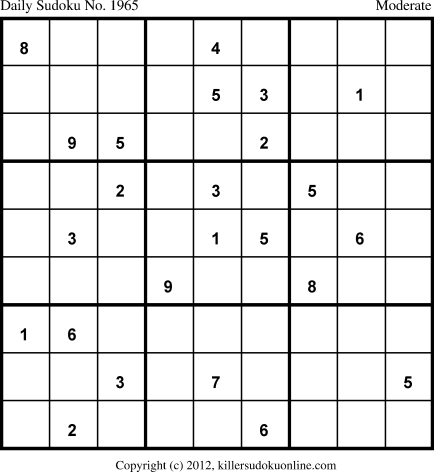 Killer Sudoku for 7/20/2013