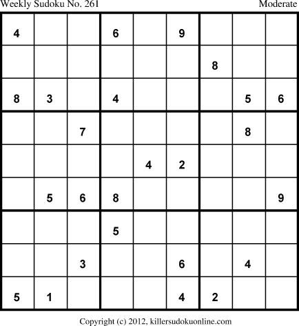 Killer Sudoku for 3/4/2013