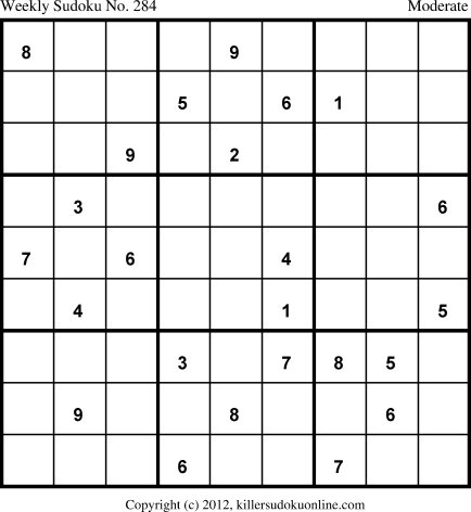 Killer Sudoku for 8/12/2013