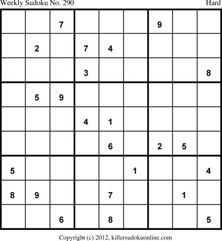 Killer Sudoku for 9/23/2013