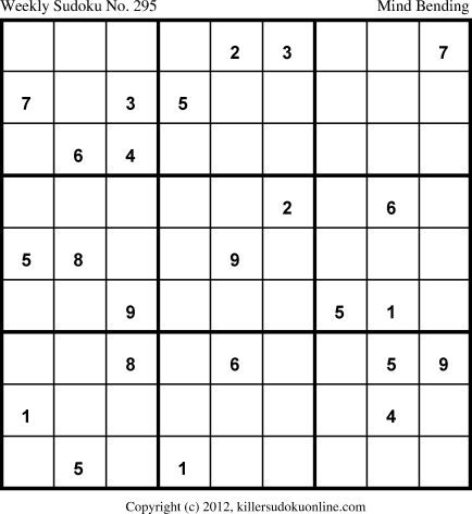 Killer Sudoku for 10/28/2013