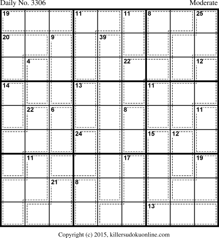Killer Sudoku for 1/6/2015