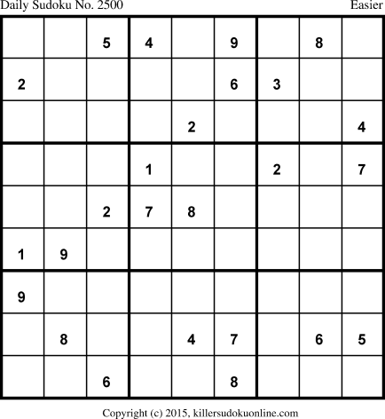 Killer Sudoku for 1/6/2015