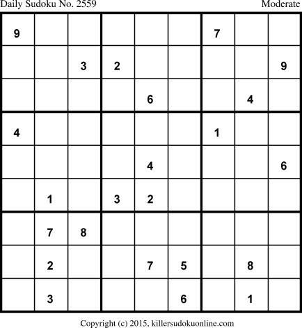 Killer Sudoku for 3/6/2015