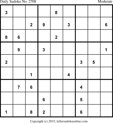 Killer Sudoku for 8/2/2015