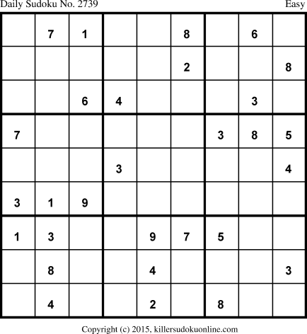 Killer Sudoku for 9/2/2015