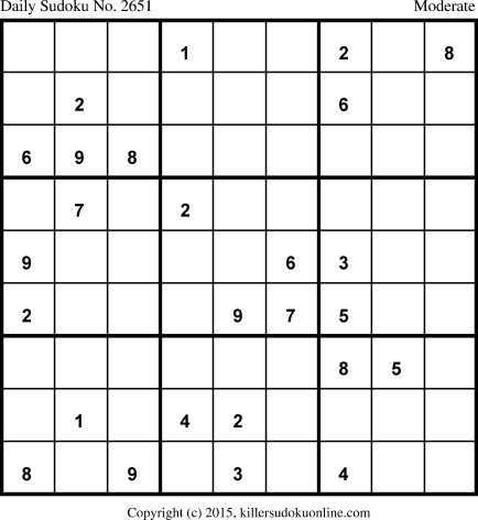 Killer Sudoku for 6/6/2015