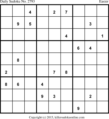 Killer Sudoku for 10/26/2015