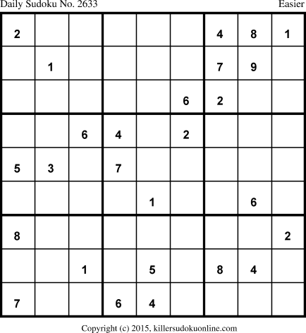 Killer Sudoku for 5/19/2015