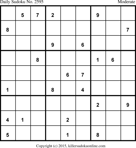Killer Sudoku for 4/11/2015